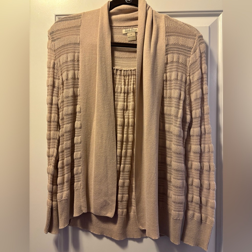 Lucky Brand Tan Cardigan